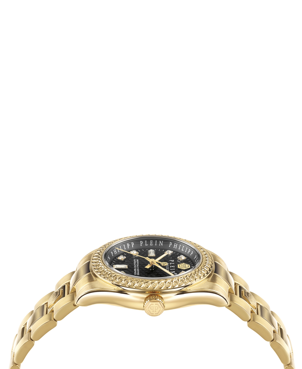 Philipp Plein Women's Queen Gold-Tone Stainless Steel Bracelet Watch 36mm - Gold-Tone