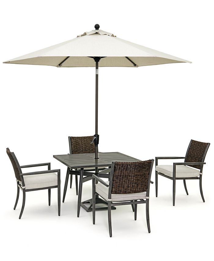 Agio Lansdale 5Pc. Outdoor Dining Set Macy's