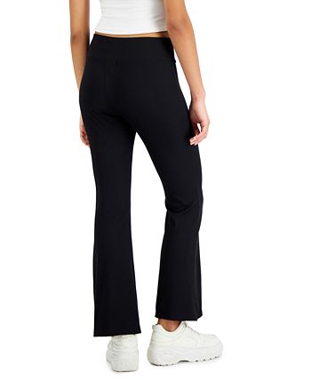Derek Heart Juniors' Ribbed Flare-Leg Pants & Reviews - Leggings & Pants - Juniors - Macy's