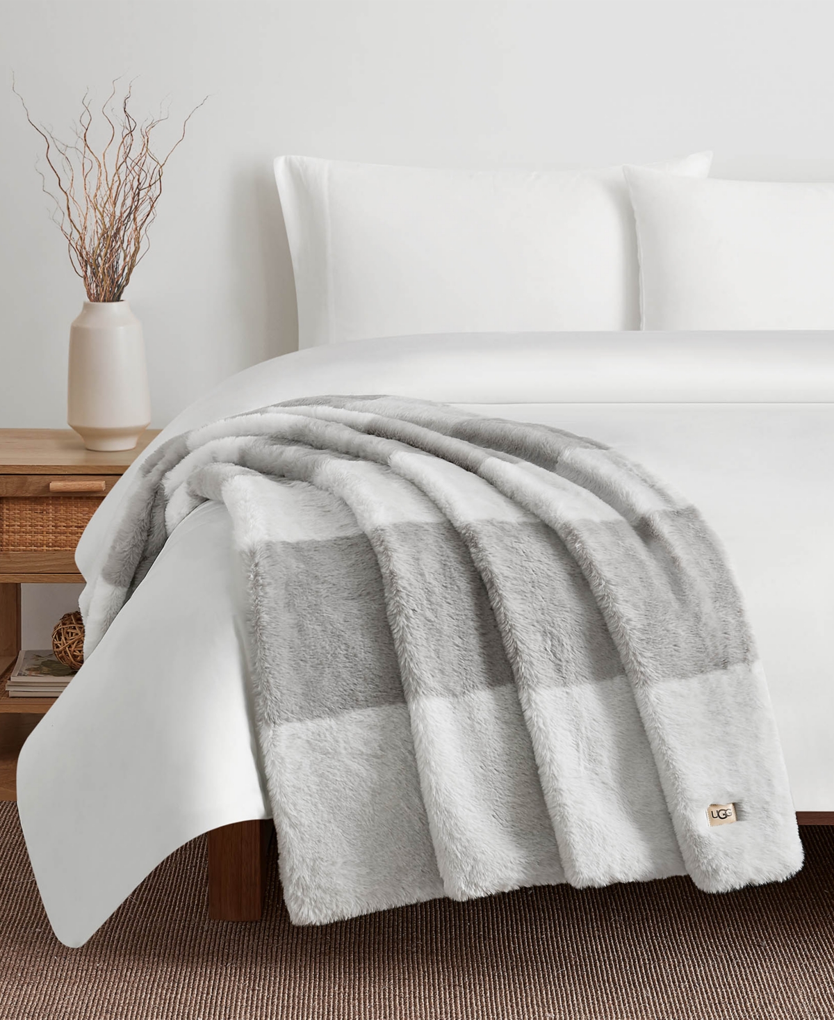 Ugg Pippa Throw Blanket, 70" X 50" Bedding In Seal ModeSens