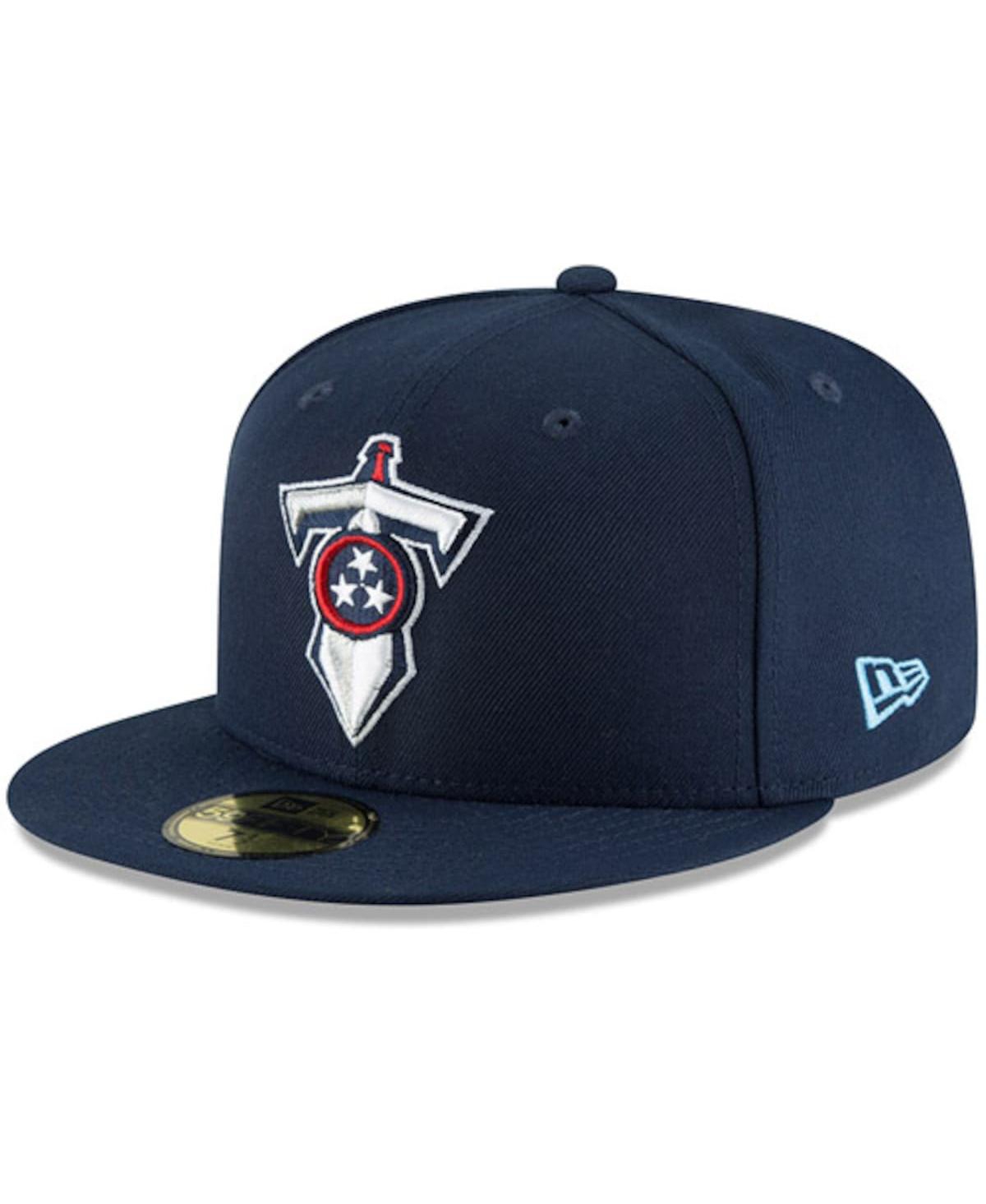 Men's New EraTennessee Titans Omaha 59FIFTY Hat - Navy
