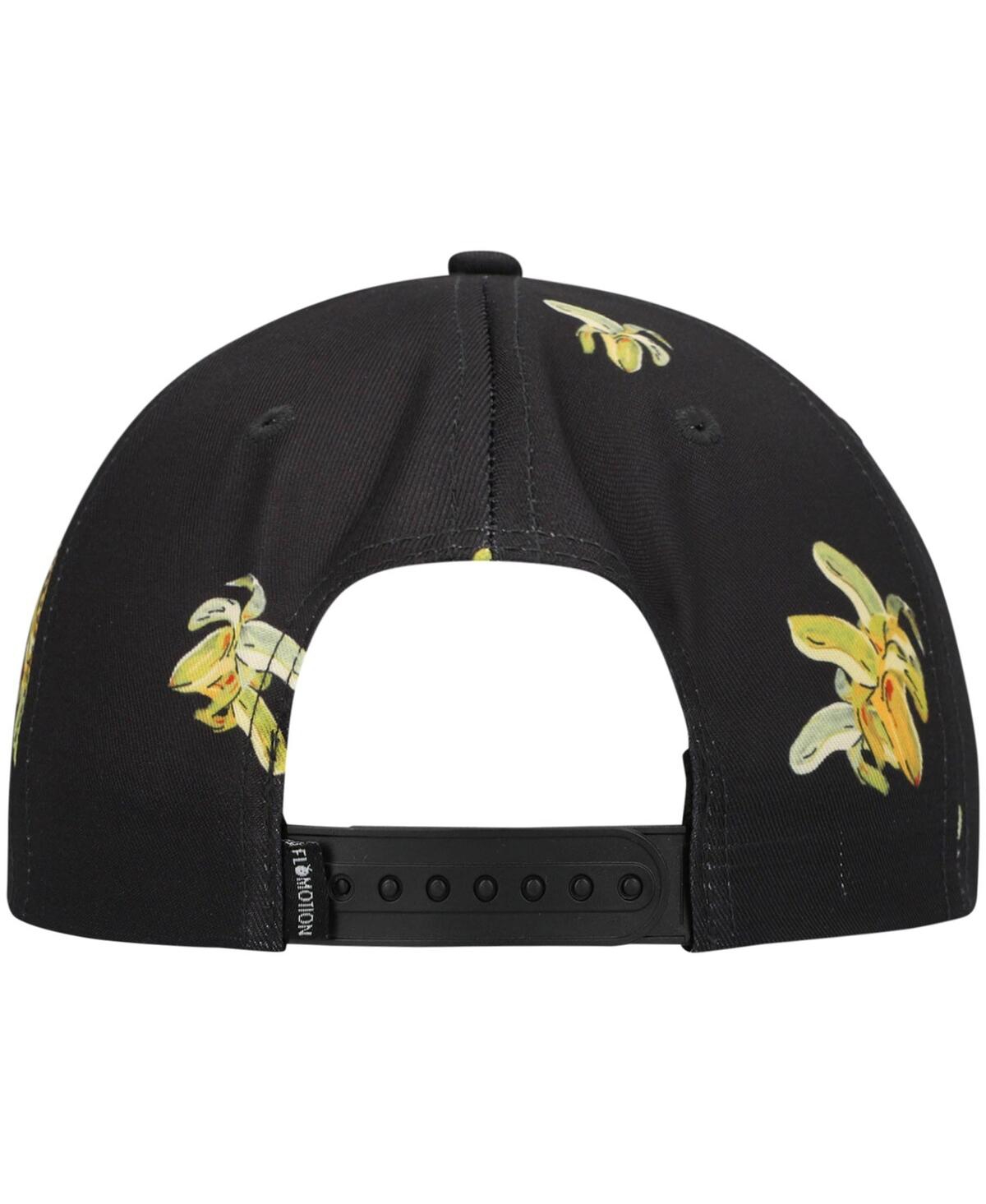 Shop Flomotion Men's  Black Nanners Snapback Hat