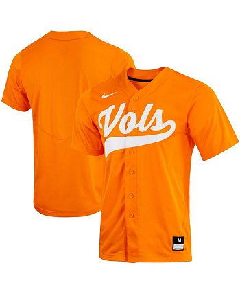 Tennessee Volunteers Nike Replica Full-Button Baseball Jersey - Tennessee  Orange