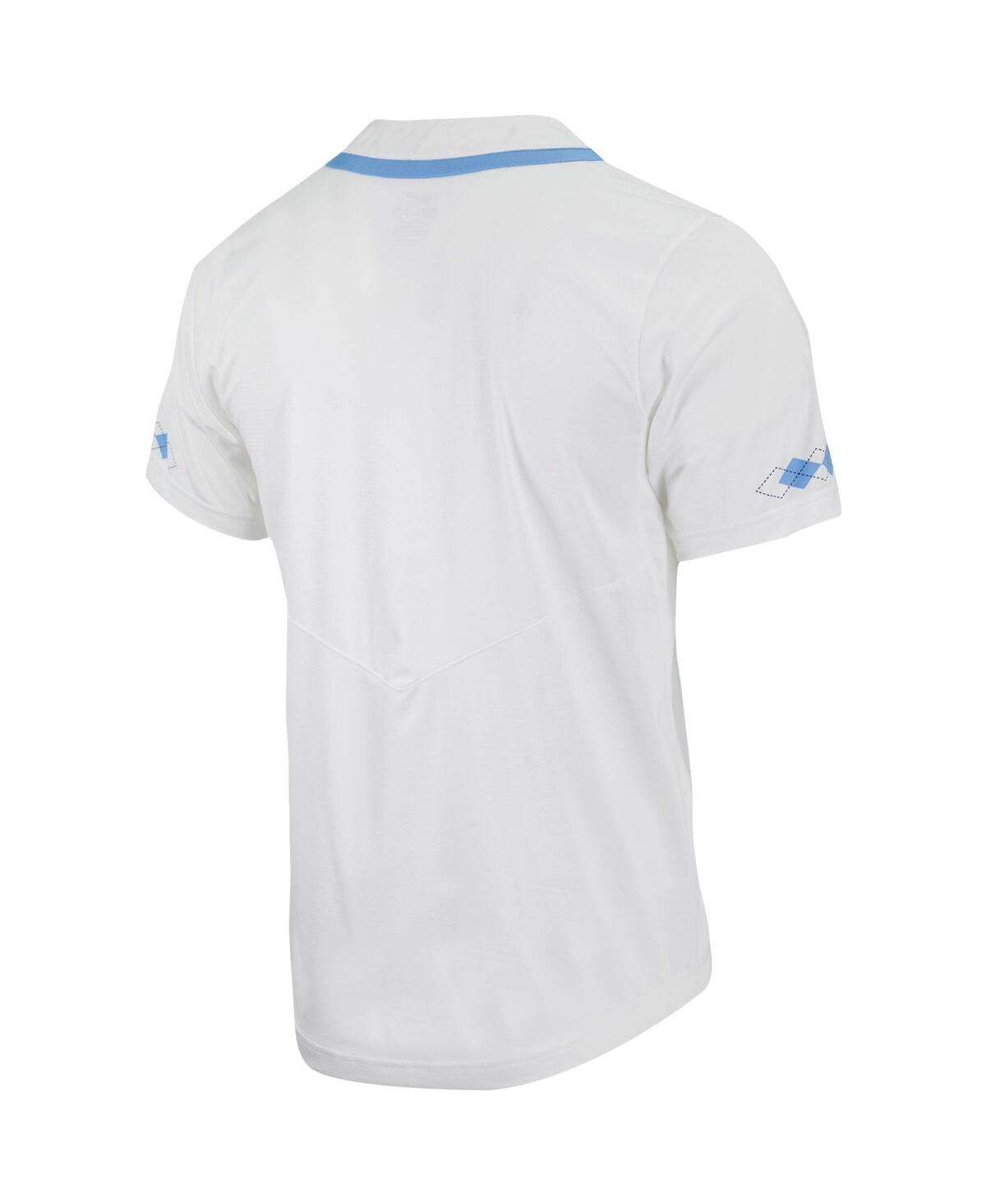 Men's NikeNorth Carolina Tar Heels Replica Full-Button Baseball Jersey - White