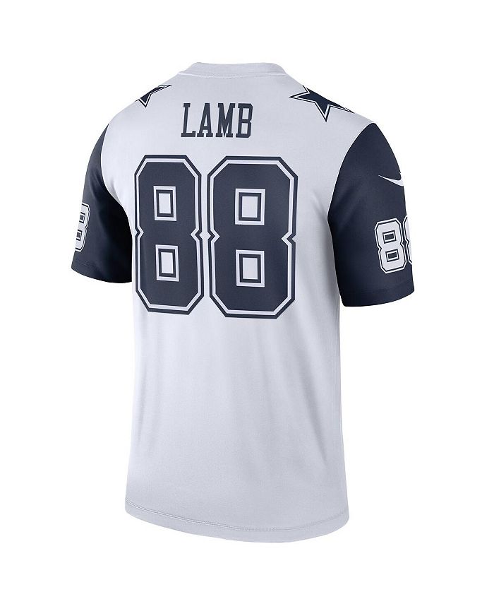 Nike Men's CeeDee Lamb White Dallas Cowboys 2nd Alternate Legend Jersey ...