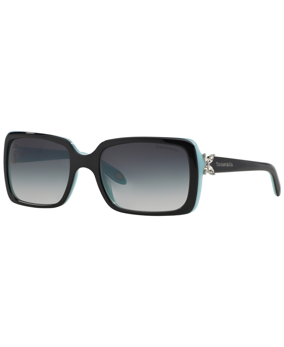 Tiffany & Co Women's Sunglasses, 55 In Black On Tiffany Blue