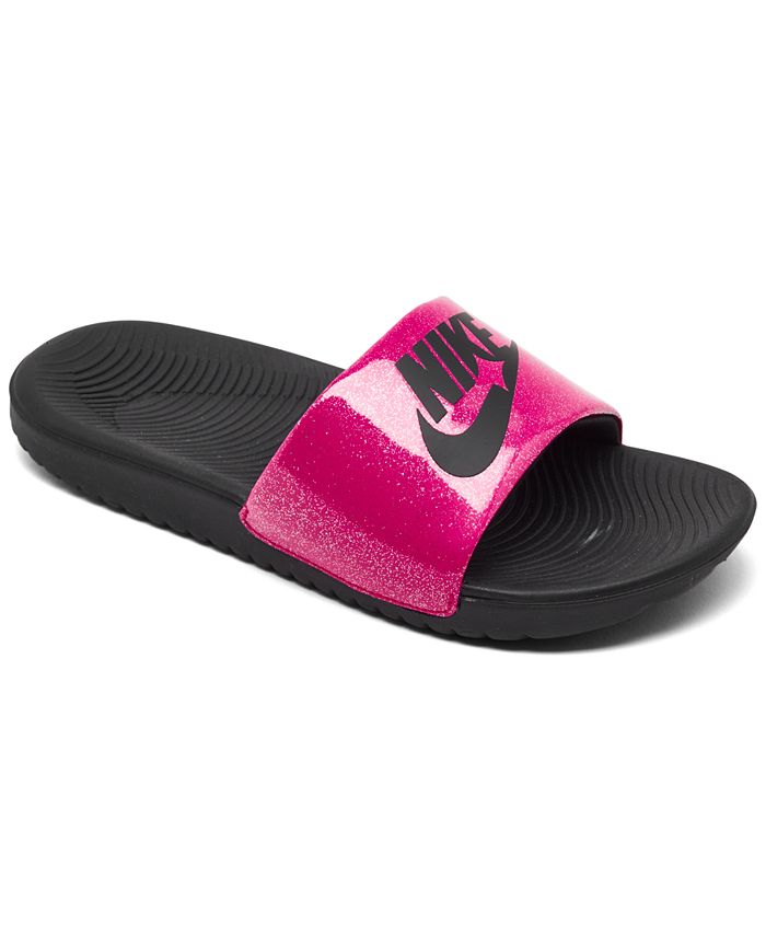uitrusting Leuren vegetarisch Nike Big Girls Kawa SE Slide Sandals from Finish Line - Macy's