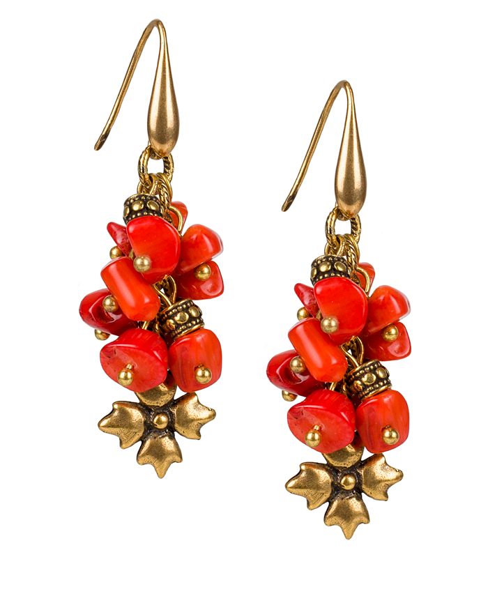 Coral shop earrings macys