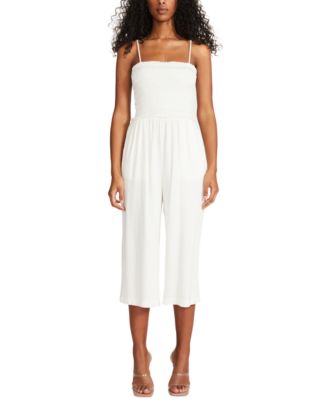 BB Dakota by Steve Madden Women's Natural Beauty Smocked Wide-Leg
