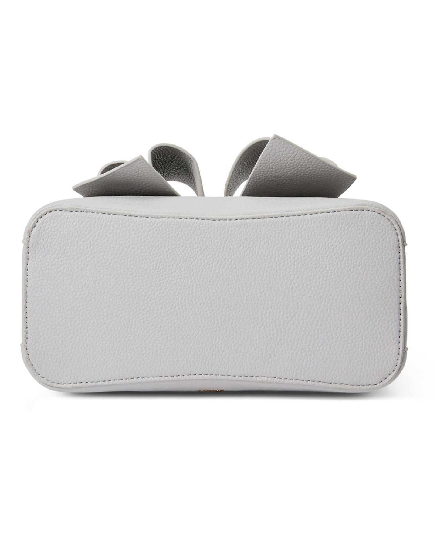 Женская сумка LIKE DREAMS Jenna Triple Compartment Bowtie Satchel, цвет: Светлый серый — фото 4