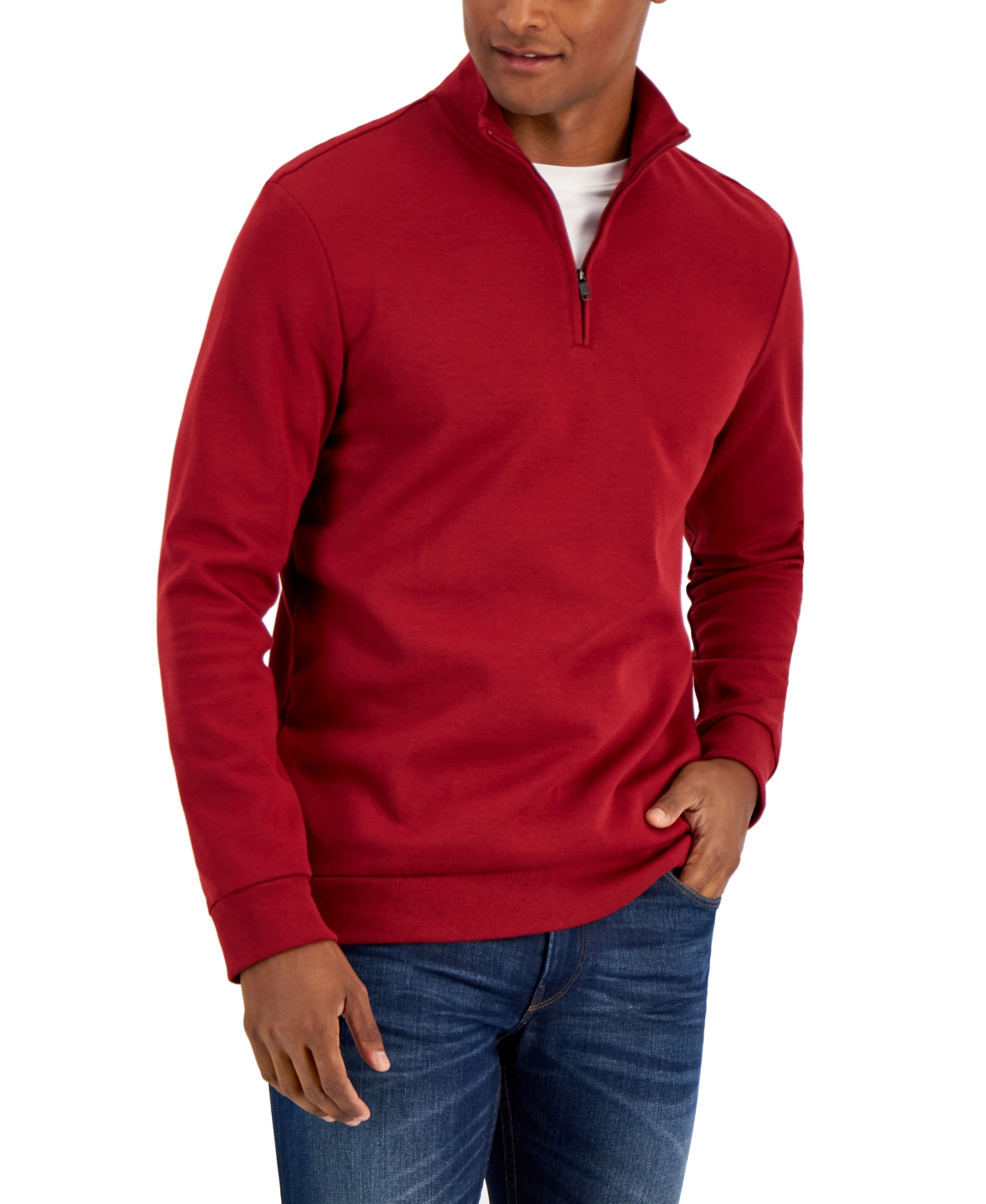 Alfani Men's Quarter-Zip Sweater, Created for Macy's