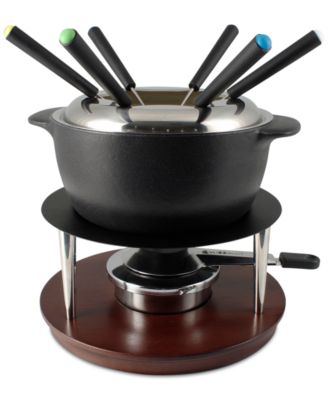 SWISSMAR - Summit 10-Pc Cast Iron Fondue Set