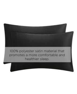 Satin 2 Piece Pillow Case Set, Queen