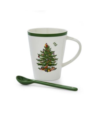 Christmas Tree Mug & Spoon Set