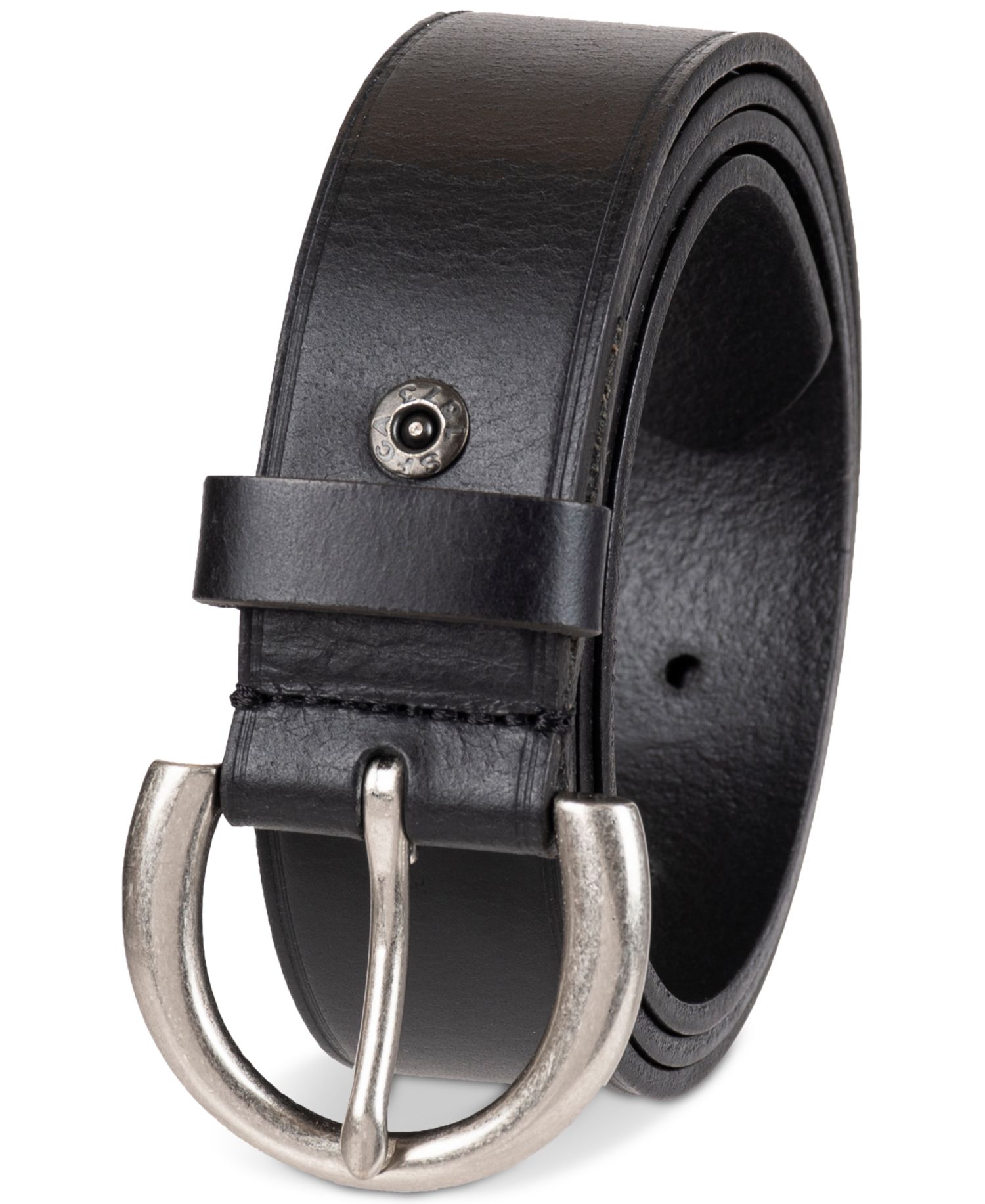 Women's Heat Creased Casual Leather Pant Belt