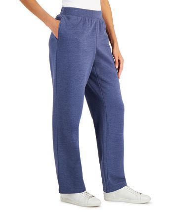 Karen Scott Petite Fleece Pants, Created for Macy's & Reviews - Pants ...