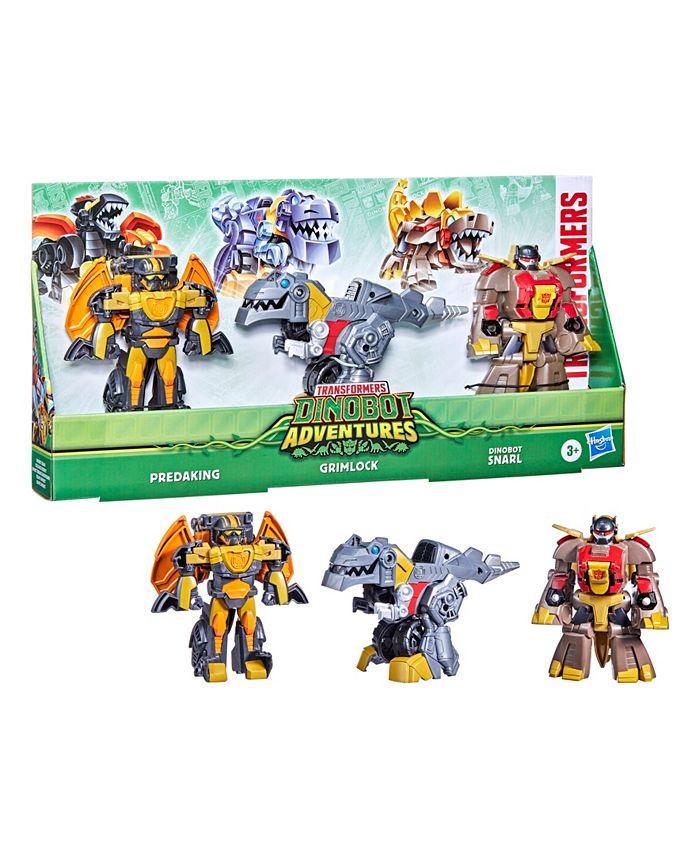 Transformers Dinobot Adventures Dinobot Squad, Pack of 3 Macy's
