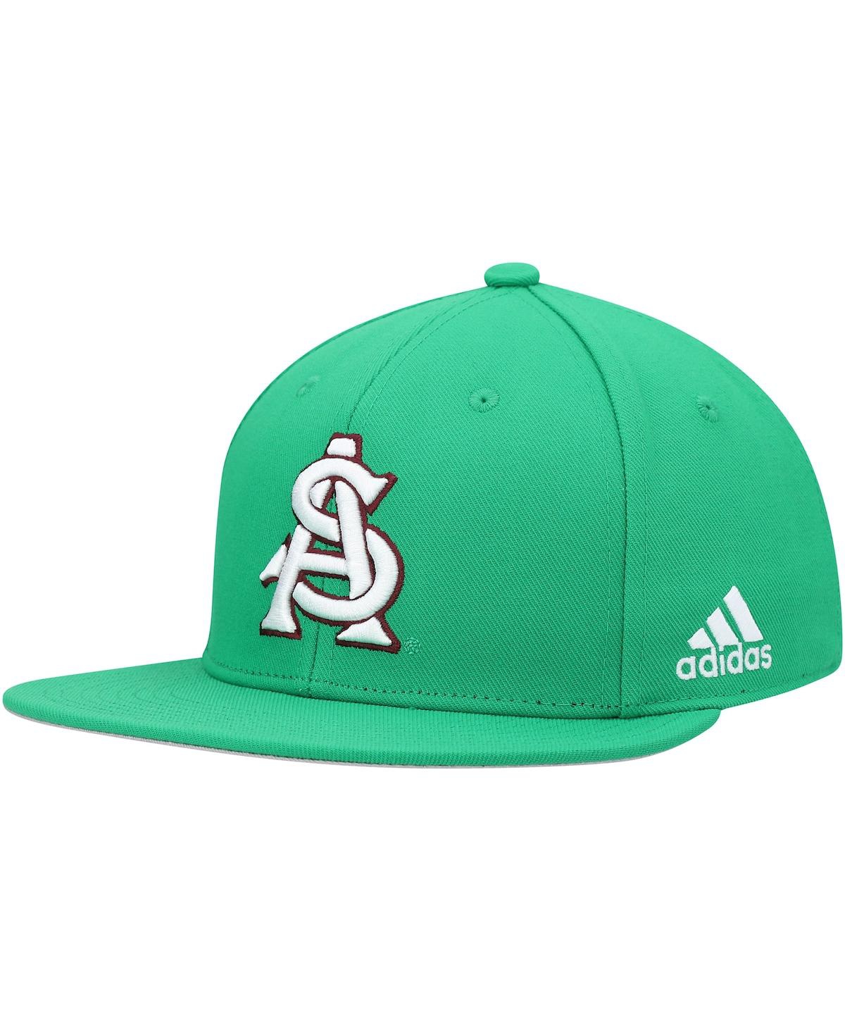 Shop Adidas Originals Men's Adidas Green Arizona State Sun Devils On-field Baseball Fitted Hat