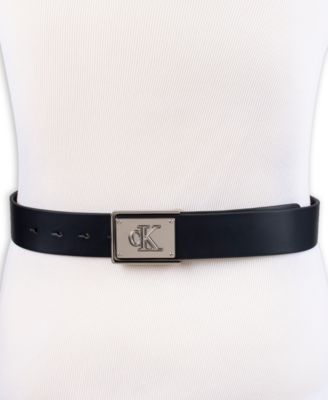 Men's CK Plate Plaque Belt