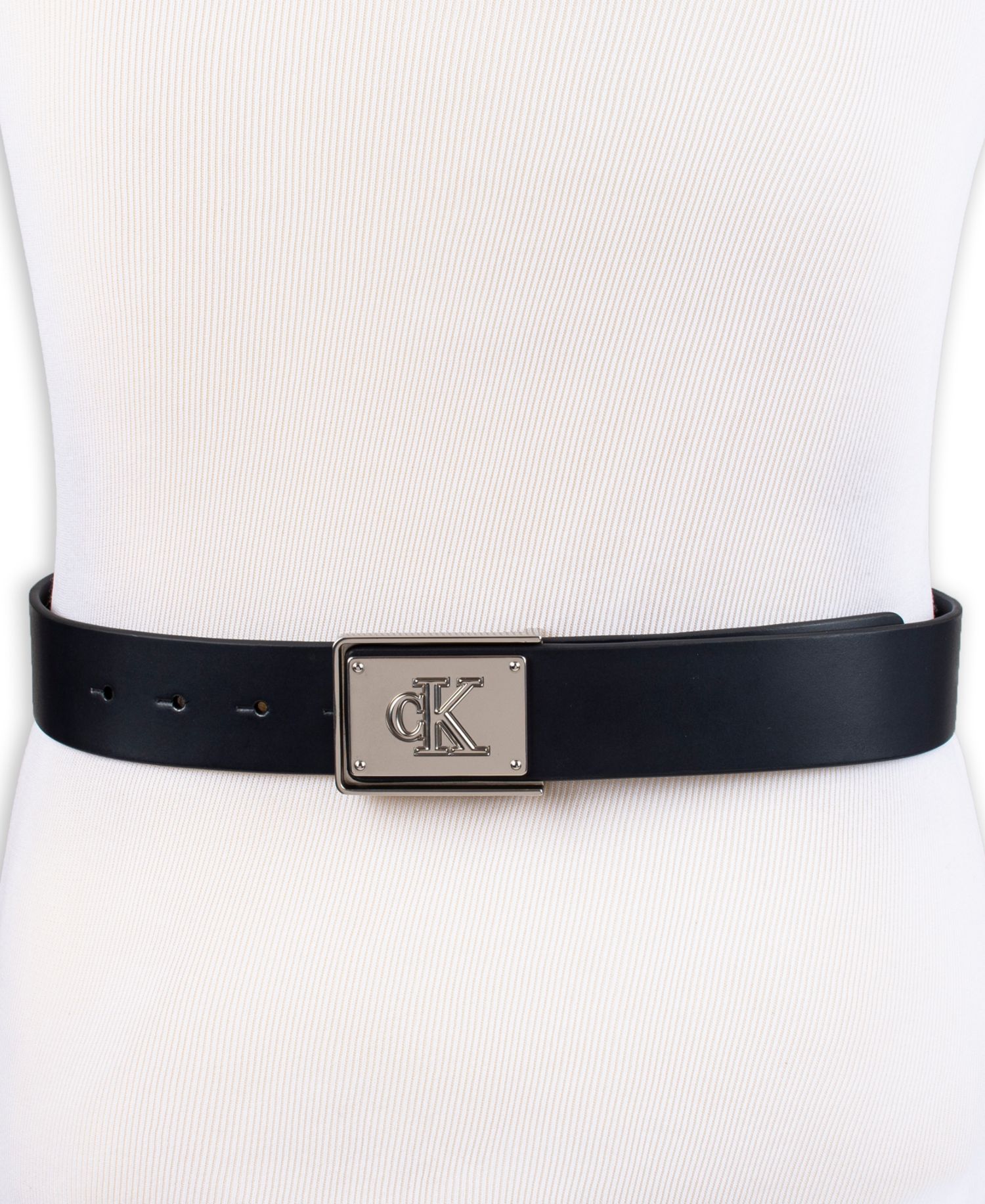 38MM Men's CK Plate Plaque Belt