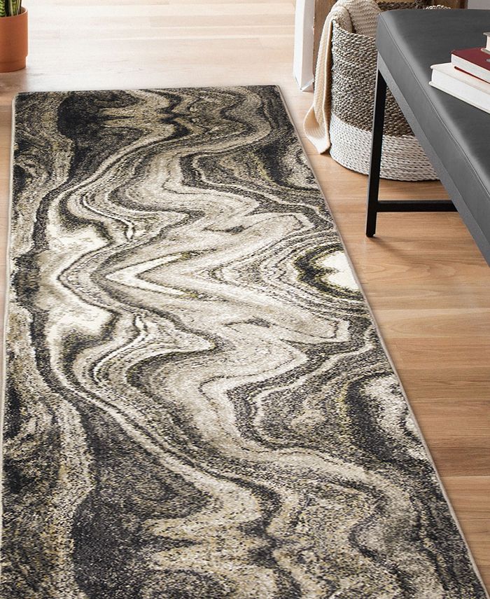 Liora Manne' Ashford Agate 1'11" x 7'6" Runner Area Rug Macy's