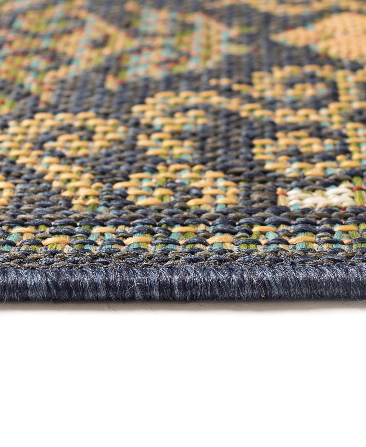 Liora Manne' Patio Suzani Diamonds Runner Outdoor Area Rug