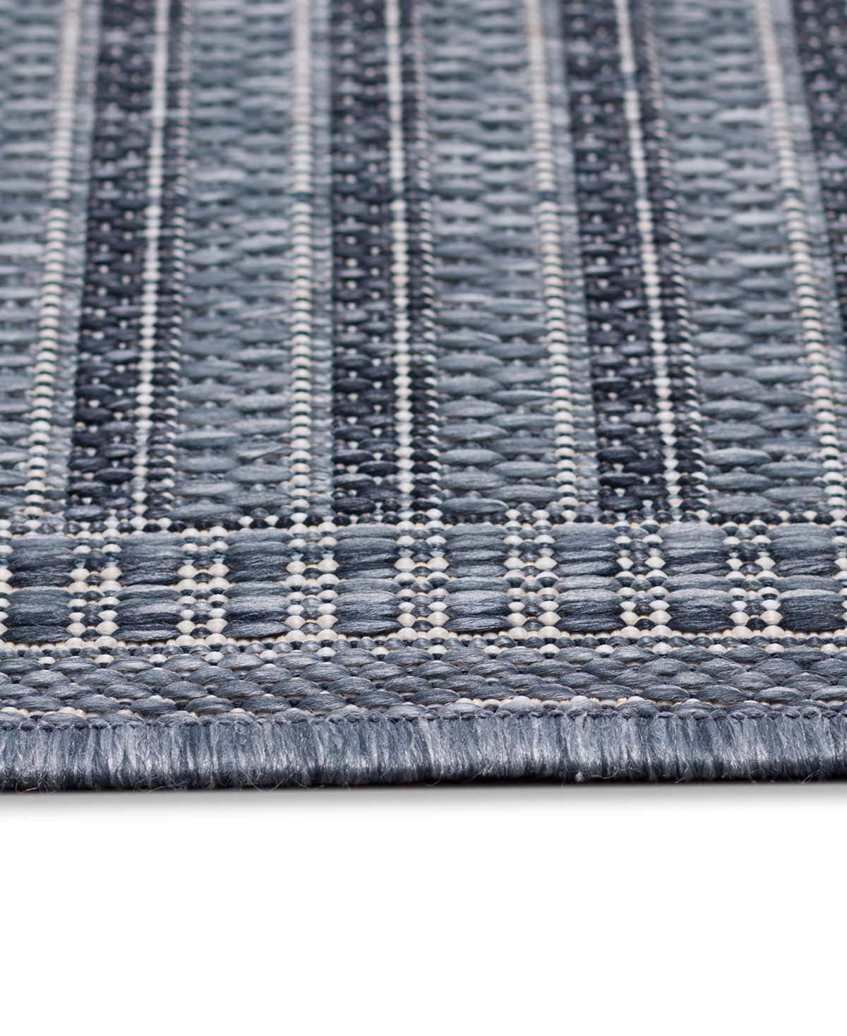 Liora Manne' Malibu Simple Border 1'11" x 7'6" Runner Outdoor Area Rug