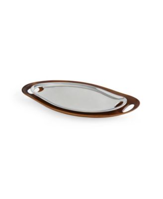 Nambe Portables 18" Wood Tray
