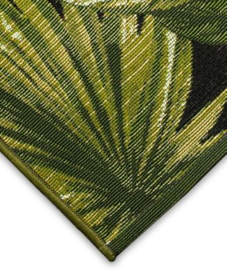 Marina Jungle Leaves Area Rug