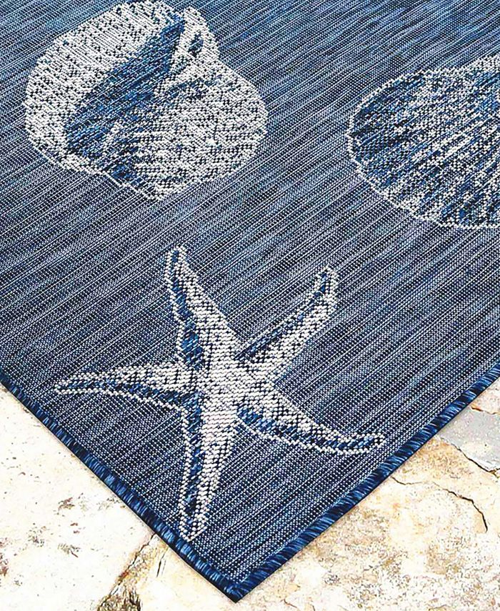 Liora Manne' Carmel Shells 1'11" x 4'11" Runner Outdoor Area Rug Macy's