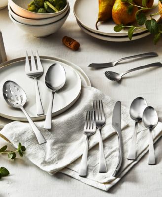 Bellasera Satin 18/10 Stainless Steel 45 Pc. Flatware Set, Service for 8