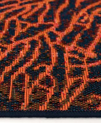 Marina Coral 1'11" x 7'6" Runner Outdoor Area Rug