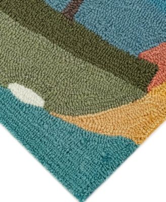 Frontporch Parasol and Pup 2' x 3' Outdoor Area Rug