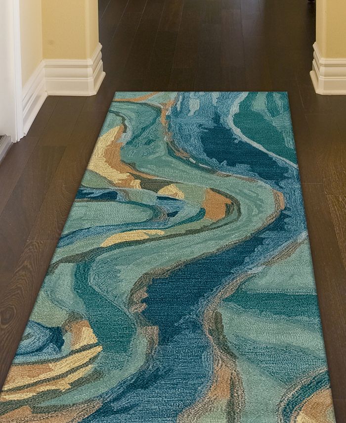 Liora Manne' Corsica Panorama 2' x 7'6" Runner Area Rug Macy's