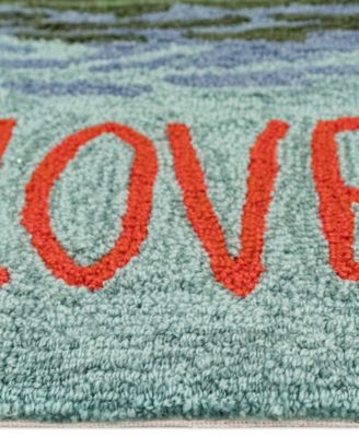 Frontporch Live Love Lake 2' x 5' Runner Outdoor Area Rug
