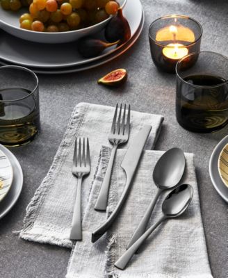 Bellasera Slate 18/10 Stainless Steel 20 Pc. Flatware Set, Service for 4