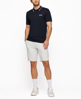 Men's Cotton-Blend Polo Shirt