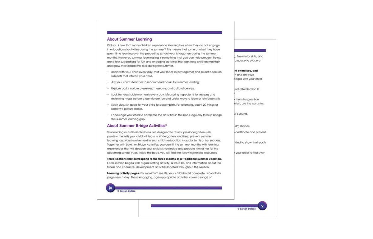 Summer Bridge Activities, Grades Pk - K: Bridging Grades Prekindergarten to Kindergarten by Summer Bridge Activities