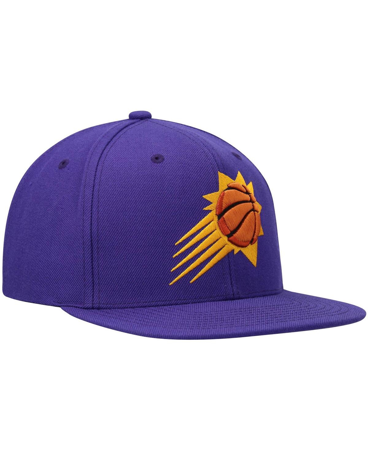 Shop Mitchell & Ness Men's  Purple Phoenix Suns Ground 2.0 Snapback Hat