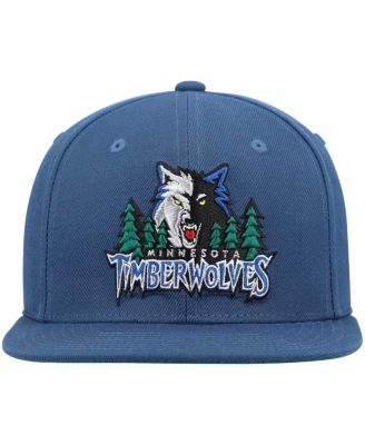 Men's Blue Minnesota Timberwolves Hardwood Classics Team Ground 2.0 Snapback Hat