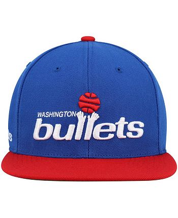 Mitchell & Ness Men's Blue, Red Washington Bullets Hardwood Classics Core  Side Snapback Hat - Macy's