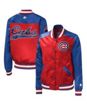 Super Bowl LVII MSX by Michael Strahan Ombre Varsity Full-Snap Jacket -  Red/Blue