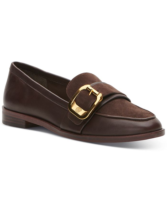 Vince Camuto Women's Cenkanda Tailored Buckle Loafers - Macy's