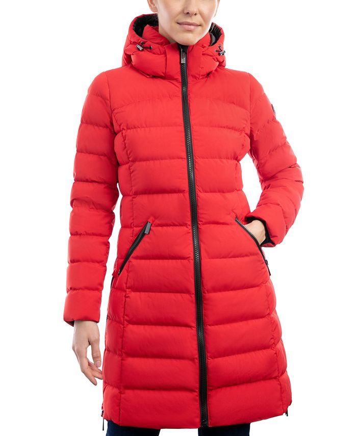 Michael Kors Women's Hooded Down Puffer Coat, Created for Macy's & Reviews  - Coats & Jackets - Women - Macy's