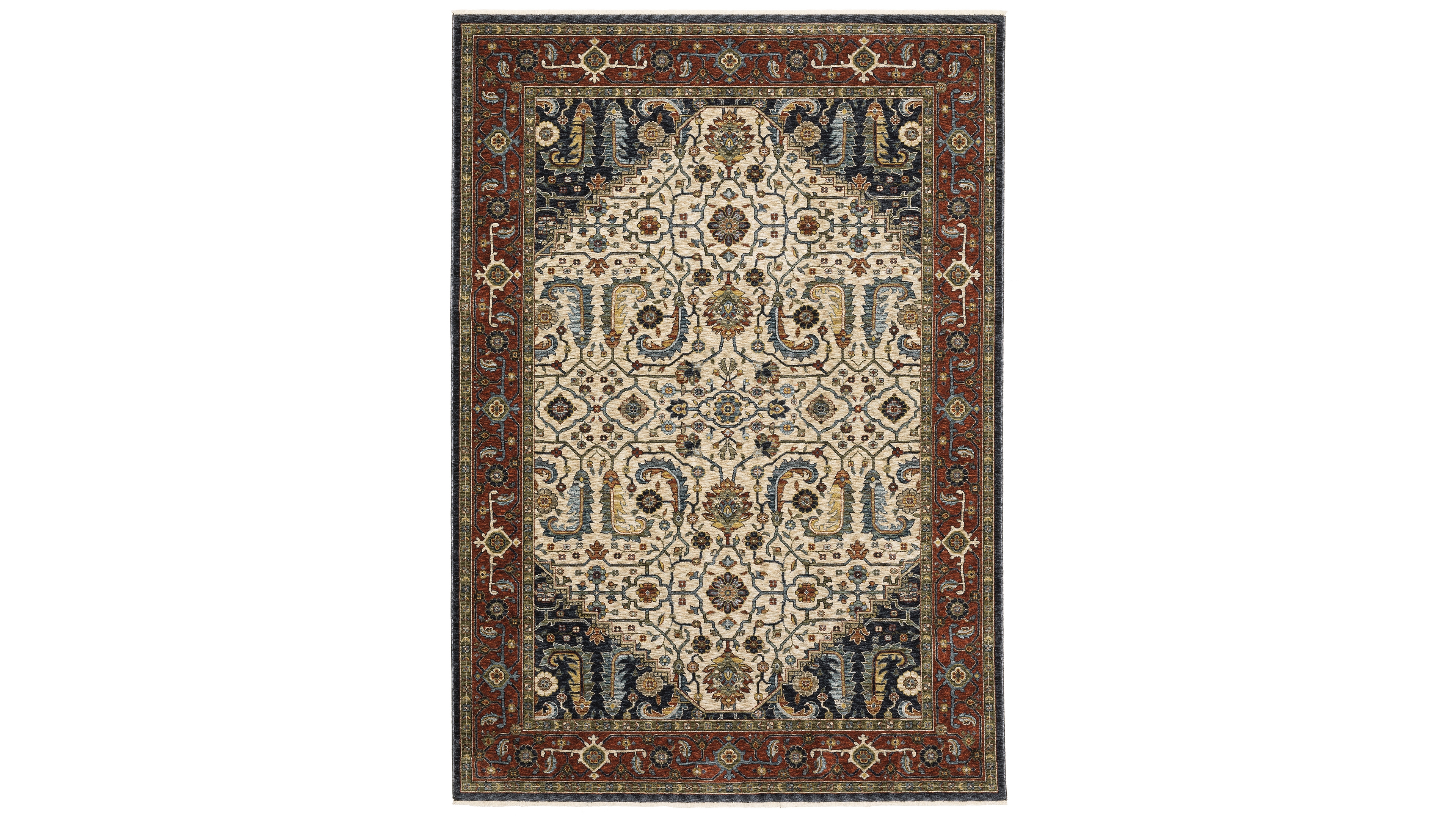 Oriental Weavers Aberdeen ABE52W1 9'10" x 12'10" Area Rug