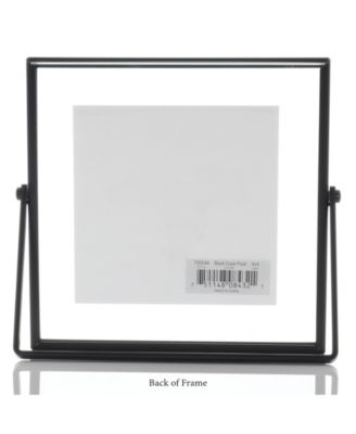 Metal Easel Float Picture Frame, 4" x 4"
