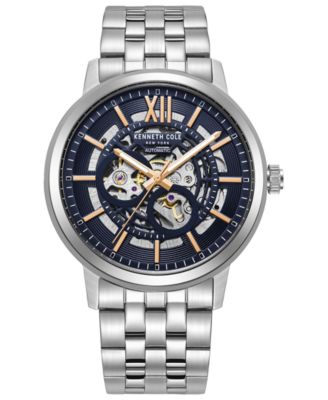 Kenneth Cole - Men's Automatic Stainless Steel Bracelet Watch 44mm
