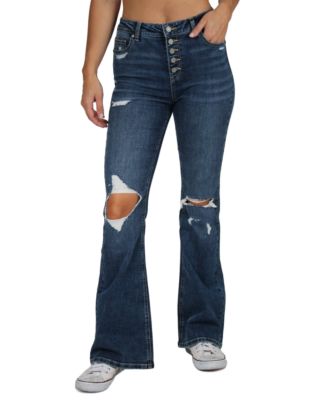 indigo rein flare jeans