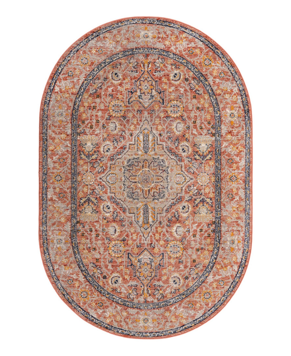Bayshore Home Dolores DOL01 Oval Area Rug