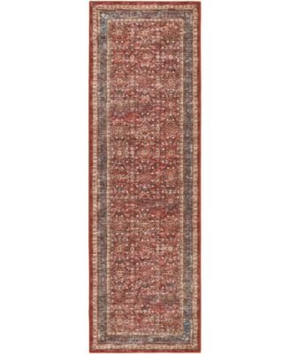D Style Basilic Bas7 Area Rug In Charcoal